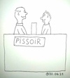 Cartoon: Pissoir (small) by Müller tagged pissoir,ruinieren,pissen
