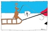 Cartoon: Pol (small) by Müller tagged pol pole nordpol northpole peitsche whip weihnachtsmann santa santaclaus