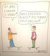 Cartoon: Riecht nach Vagina (small) by Müller tagged maske,corona,vagina