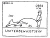Cartoon: Unterbewußtsein (small) by Müller tagged unterbewußtsein,ich,überich,es,freud,siegmund,subconscious,ego,superego,id