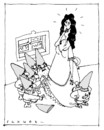 Cartoon: Schneeflittchen (small) by schwoe tagged märchen,fairytales,schneewittchen,snowwhite,gririmm,zwerge