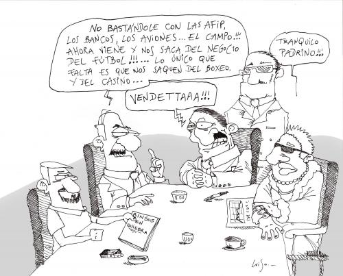 Cartoon: Argentina (medium) by Luiso tagged politic