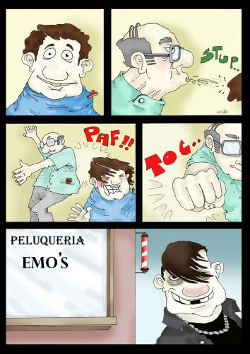 Cartoon: Emo (medium) by Luiso tagged emo