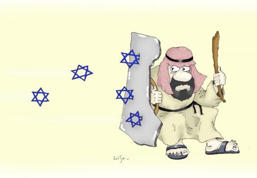 Cartoon: Franja de Gaza (medium) by Luiso tagged gaza