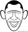 Cartoon: Barack Obama (small) by Piero Tonin tagged barack,obama,president,us,united,states,america,black,african,american,democrat,democrats