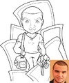 Cartoon: Viny - Caricature (small) by Dan Artes tagged caricature