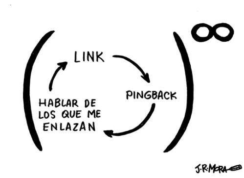 Cartoon: Formula para blog (medium) by jrmora tagged pingback,trackback,enlazar,blog,blogger,blogs,bitacoras