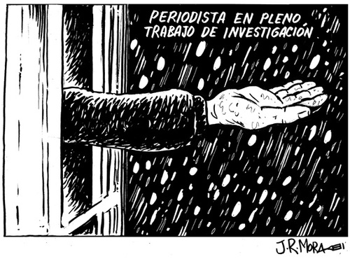 Cartoon: Frio (medium) by jrmora tagged frio,clima,tempreatura,cambio,climatico,prensa,informacion