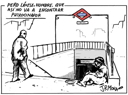 Cartoon: Publicidad Metro (medium) by jrmora tagged publicidad