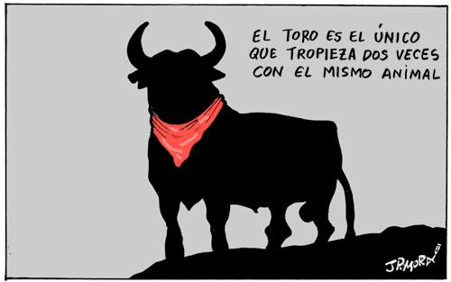 Cartoon: San Fermin (medium) by jrmora tagged toros,pamplona,spain,san,fermin
