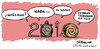 Cartoon: 2010 (small) by jrmora tagged 2010 recuperacion economia trabajo crisis