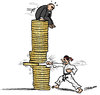 Cartoon: Economia (small) by jrmora tagged dinero,economia,crisis,trabajo,sueldo,bolsa,mercado