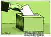Cartoon: Voto (small) by jrmora tagged documentos politica corurpcion democracia
