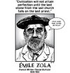 Cartoon: Emile Zola (small) by monsterzero tagged caricature church