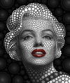 Cartoon: Marilyn Monroe (small) by BenHeine tagged marilyn,monroe,marilynmonroe,ben,heine,benheine,digital,circlism,digitalcirclism,art,theartistery,portrait,sensuality,sensual,actress,singer,actrice,chanteuse,passion,cercles,circles,eyes,yeux,expressive,glamor,glamour,norma,jeane,mortenson,baker,model,wo