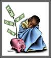 Cartoon: The Poorest of the Poor (small) by BenHeine tagged humancondition,poverty,africa,dollars,sparepig,cochonepargne,poorestofthepoor,millennium,development,goals,pauvres,developpement,sud,globalsouth,pauvrete,argent,sad,economy,black,jama,mjfriedrich,jeffreysachs,benheine,