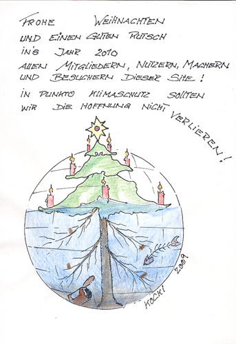Cartoon: Weihnachten der Hoffnung (medium) by kocki tagged weihnachten,marry,xmas