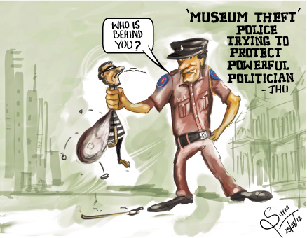 Cartoon: MUSEUM THEFT (medium) by suren8 tagged lanka,sri