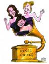 Cartoon: Dixie Chicks (small) by Christo Komarnitski tagged music,entertainment,celebrities,