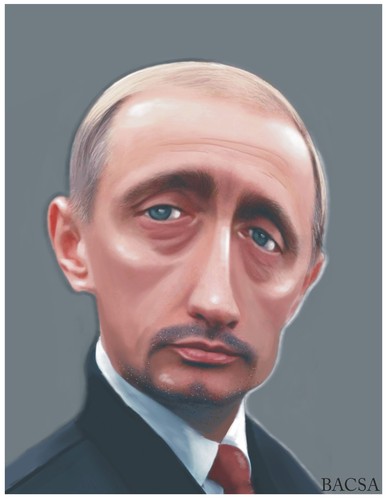 Cartoon: PUTIN (medium) by bacsa tagged putin