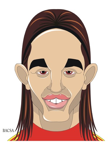 Cartoon: Sergio Ramos (medium) by bacsa tagged sergio,ramos