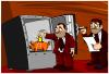 Cartoon: economical company (small) by bacsa tagged economical,company