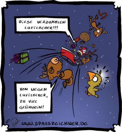Cartoon: Weihnachtsmann (medium) by Clemens tagged weihnachtsmann