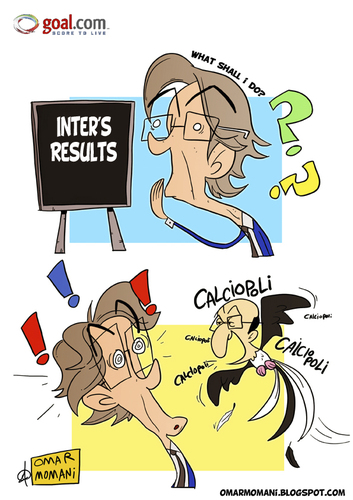 Cartoon: Morattis Solution (medium) by omomani tagged moratti,inter,milan,moggi,juventus,italy,serie