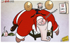 Cartoon: Christmas comes early 4 Sneijder (small) by omomani tagged christmas,elve,inter,milan,santa,claus,sneijder