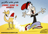 Cartoon: Jimmy Jump to Arabia (small) by omomani tagged jimmy,jump,spain,barcelona,salta,camel,arabia