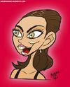 Cartoon: Mila Kunis (small) by omomani tagged mila,kunis