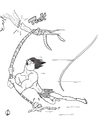 Cartoon: Tarzan (small) by omomani tagged tarzan,africa,snake