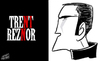 Cartoon: Trent Reznor Cartoon (small) by omomani tagged trent,reznor,nine,inch,nails,rock,music