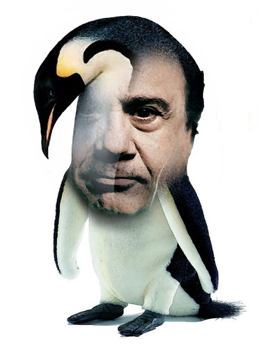 Cartoon: Danny - pinguin - de Vito! (medium) by willemrasingart tagged great,personalities