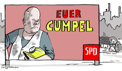 Cartoon: Cumpel Scholz (medium) by Pfohlmann tagged 2020,deutschland,scholz,kanzler,kanzlerkandidat,spd,cum,ex,affäre,steuern,hamburg,kumpel,wahl,bundestagswahl,wahlplakat,wahlkampf,sozial,sozialdemokrat,2020,deutschland,scholz,kanzler,kanzlerkandidat,spd,cum,ex,affäre,steuern,hamburg,kumpel,wahl,bundestagswahl,wahlplakat,wahlkampf,sozial,sozialdemokrat