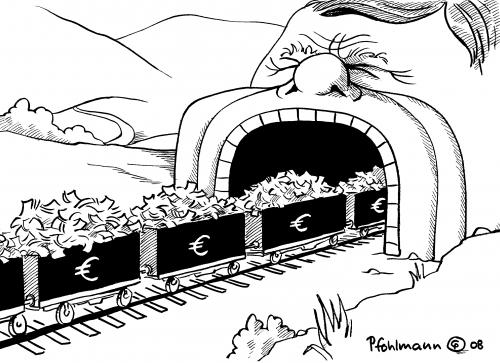 Cartoon: DB Tunnel (medium) by Pfohlmann tagged mehdorn,tunnel,db,deutsche,bahn,bonus,boni,vorstandsbezüge,gehalt,gehälter,börsengang,güterzug,geld,waggon,hartmut mehdorn,tunnel,db,deutsche bahn,zug,bahn,bonus,boni,vorstandsbezüge,bezüge,gehalt,gehälter,lohn,einkommen,manager,managergehälter,börsengang,börse,geld,hartmut,mehdorn,deutsche