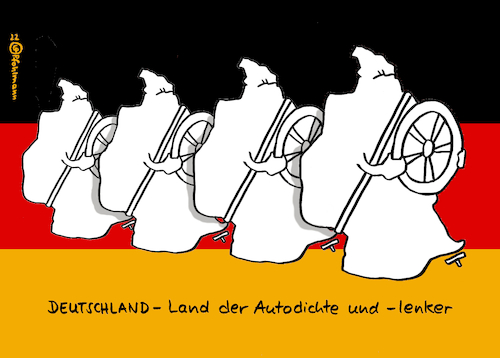 Cartoon: Dichte und Lenker (medium) by Pfohlmann tagged deutschland,auto,kfz,autodichte,pkw,dichter,denker,lenker,verkehr,verkehrspolitik,statistik,umwelt,klima,verbraucher,autoindustrie,gesellschaft,politik,deutschland,auto,kfz,autodichte,pkw,dichter,denker,lenker,verkehr,verkehrspolitik,statistik,umwelt,klima,verbraucher,autoindustrie,gesellschaft,politik