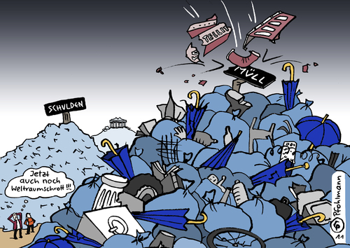 Cartoon: Griechische Berge (medium) by Pfohlmann tagged karikatur,color,farbe,2011,griechenland,schuldenberg,müllberg,akropolis,berge,müll,streik,generalstreik,proteste,bankenkrise,europa,euro,eu,rettungsschirm,efsf,hilfspaket,pleite,zahlungsunfähigkeit,insolvenz,kreditwürdigkeit,wirtschaftskrise,schuldenkrise,schulden,sparen,sparprogramm,reform,einsparungen,staatsschulden,schuldenberg,griechenland,müllberg,akropolis,berge,müll,streik,generalstreik,2011