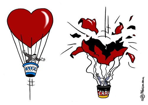 Cartoon: Herz auf-ab (medium) by Pfohlmann tagged karikatur,cartoon,2015,color,farbe,deutschland,griechenland,tsipras,schäuble,herz,beliebtheit,ballon,fesselballon,finanzminister,feindbild,hassfigur,geldgeber,pleite,zahlungsunfähigkeit,staatspleite,reformen,schuldenkrise,europa,grexit,schuldenschnitt,schulden,eurozone,eu,platzen,auf,ab,karikatur,cartoon,2015,color,farbe,deutschland,griechenland,tsipras,schäuble,herz,beliebtheit,ballon,fesselballon,finanzminister,feindbild,hassfigur,geldgeber,pleite,zahlungsunfähigkeit,staatspleite,reformen,schuldenkrise,europa,grexit,schuldenschnitt,schulden,eurozone,eu,platzen,auf,ab