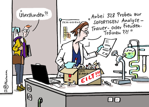 Cartoon: Kanzlerwahl-Tränen (medium) by Pfohlmann tagged bundeskanzler,kanzlerwahl,merz,groko,mehrheit,wahlgang,tränen,krokodilstränen,abstimmung,anonym,geheim,analyse,weinen,chemie,labor,cdu,csu,union,spd,abgeordnete,abweichler,demokratie,bundestag,bundesregierung,koalition,kanzlermehrheit,bundeskanzler,kanzlerwahl,merz,groko,mehrheit,wahlgang,tränen,krokodilstränen,abstimmung,anonym,geheim,analyse,weinen,chemie,labor,cdu,csu,union,spd,abgeordnete,abweichler,demokratie,bundestag,bundesregierung,koalition,kanzlermehrheit