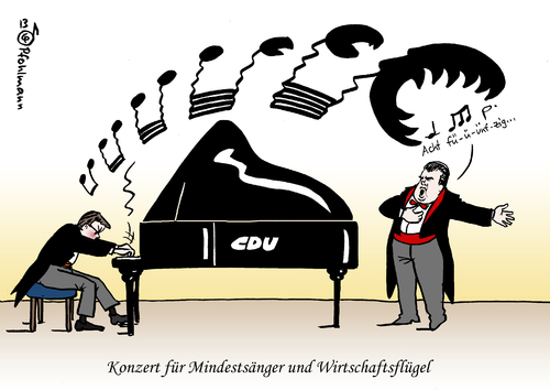 Konzert mit Wirtschaftsflügel