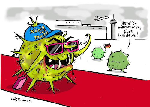 Cartoon: Malle-Virus (medium) by Pfohlmann tagged corona,coronavirus,mutation,mutante,mutanten,malle,mallorca,inzidenz,tourismus,reisen,tourist,infektion,gesundheit,pandemie,krankheit,roter,teppich,flugzeug,globalisierung,b117,ansteckung,corona,coronavirus,mutation,mutante,mutanten,malle,mallorca,inzidenz,tourismus,reisen,tourist,infektion,gesundheit,pandemie,krankheit,roter,teppich,flugzeug,globalisierung,b117,ansteckung