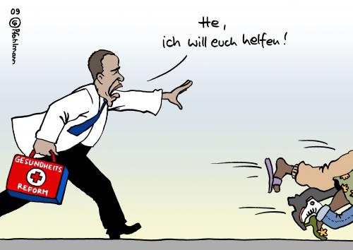 Cartoon: Obamas Gesundheitshilfe (medium) by Pfohlmann tagged usa,us,präsident,obama,gesundheitsreform,gesundheitspolitik,krankenversicherung,wahlversprechen,usa,us,präsident,barack obama,amerika,gesundheitsreform,gesundheitspolitik,krankenversicherung,wahlversprechen,wahl,wahlen,versprechen,gesundheit,kultur,hilfe,helfen,barack,obama