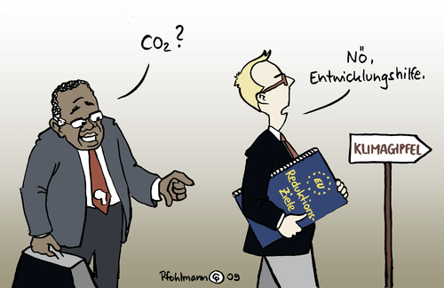 Cartoon: Reduktionsziele (medium) by Pfohlmann tagged klimakonferenz,klimagipfel,kopenhagen,klimawandel,klimakatastrophe,umweltschutz,eu,co2,reduktionsziele,entwicklungshilfe,entwicklungsländer,industrieländer,dritte,welt,klimakonferenz,klimagipfel,kopenhagen,klimawandel,klimakatastrophe,eu,co2,reduktionsziele,entwicklungshilfe,entwicklungsländer,industrieländer,dritte welt,energie,umwelt,globale erwärmung,dritte,welt,globale,erwärmung