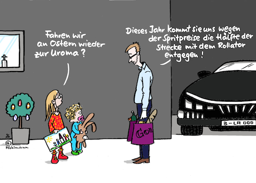 Cartoon: Rollator ohne Sprit (medium) by Pfohlmann tagged benzinpreis,spritpreis,krieg,iran,nahost,golfregion,erdöl,ölpreis,verbraucher,autofahrer,spritkosten,familie,ostern,besuch,uroma,sparen,senioren,sparsamkeit,geld,finanzen,suv,verbrenner,feiertage,urlaub,osterferien,benzinpreis,spritpreis,krieg,iran,nahost,golfregion,erdöl,ölpreis,verbraucher,autofahrer,spritkosten,familie,ostern,besuch,uroma,sparen,senioren,sparsamkeit,geld,finanzen,suv,verbrenner,feiertage,urlaub,osterferien