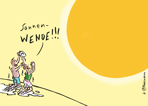 Cartoon: Sonnenwende JETZT (medium) by Pfohlmann tagged hitze,hitzewelle,wetter,klima,sonne,sonnwend,sonnenwende,schweiß,sommer,hitze,hitzewelle,wetter,klima,sonne,sonnwend,sonnenwende,schweiß,sommer