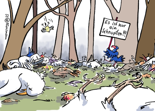 Cartoon: Vogelschnupfen (medium) by Pfohlmann tagged vogelgrippe,corona,coronaleugner,querdenker,seuche,pandemie,covid19,krankheit,tiere,keulung,natur,umwelt,vögel,demonstration,demonstrant,querdenken,spaziergang,spaziergänger,montagsspaziergang,virus,coronavirus,vogelgrippe,corona,coronaleugner,querdenker,seuche,pandemie,covid19,krankheit,tiere,keulung,natur,umwelt,vögel,demonstration,demonstrant,querdenken,spaziergang,spaziergänger,montagsspaziergang,virus,coronavirus