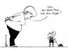 Cartoon: Der kleine Mann (small) by Pfohlmann tagged merkel huber pendlerpauschale csu kleiner mann