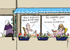 Cartoon: Eisheilige im Ministerium (small) by Pfohlmann tagged eisheilige,wetter,klima,hitze,sonne,frühling,wärme,kälte,menschlichkeit,innenministerium,asylpolitik,grenzen,dobrindt,csu,groko,bundesregierung,balkon,frost,merz,cdu,migration,einreise,einwanderung,grenzkontrollen,flucht,flüchtlinge,geflüchtete
