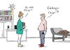 Cartoon: Embryo-Chips (small) by Pfohlmann tagged chips,übergewicht,arzt,ärztin,medizin,bauch,schwangerschaft,embryo,verschwörungstheorie,verschwörungsmythos,lays,gewürz,xavier,naidoo,ernährung,zusatzstoffe,zutaten,lebensmittel,lebensmittelindustrie